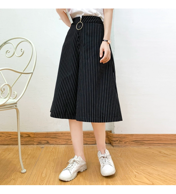 Vintage style striped dress pants